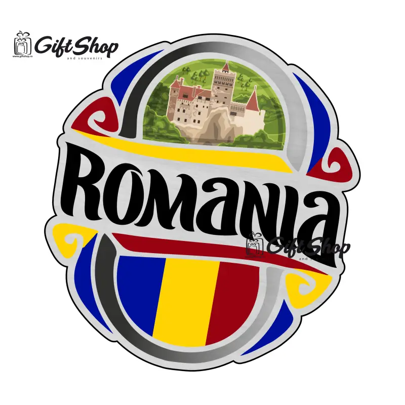 Magnet frigider, forma oval, personalizatv